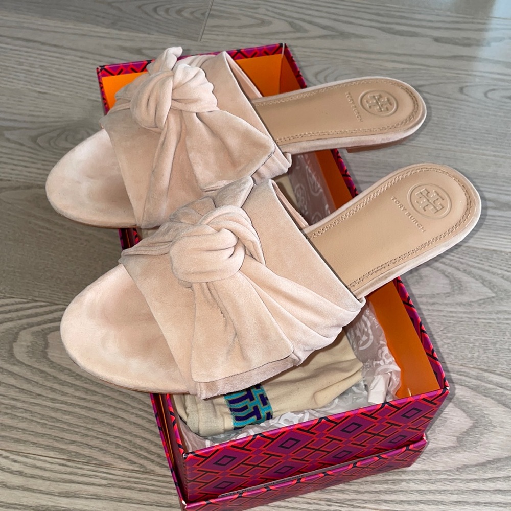 Tory Burch Annabelle bow slide